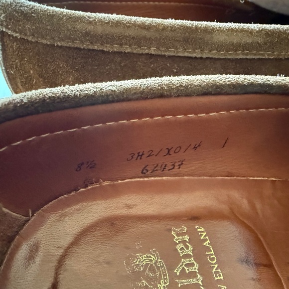 Alden LHS Snuff Suede 8.5C - Picture 7 of 10